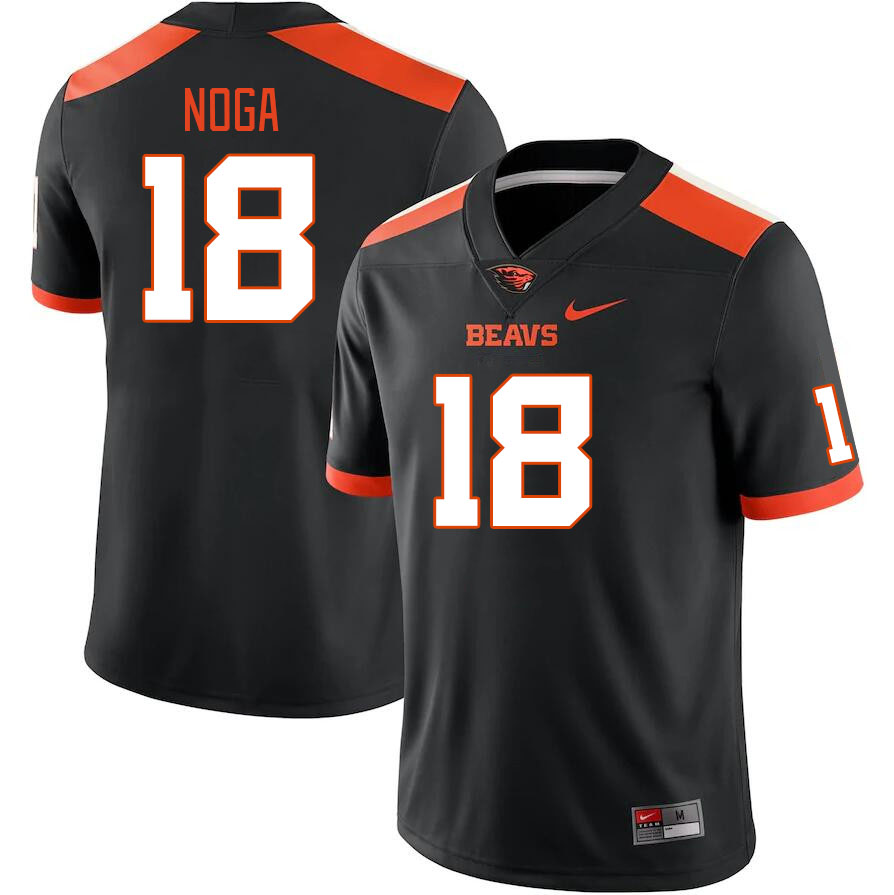 Men #18 Jeremiah Noga Oregon State Beavers College Football Jerseys Stitched Sale-Black
